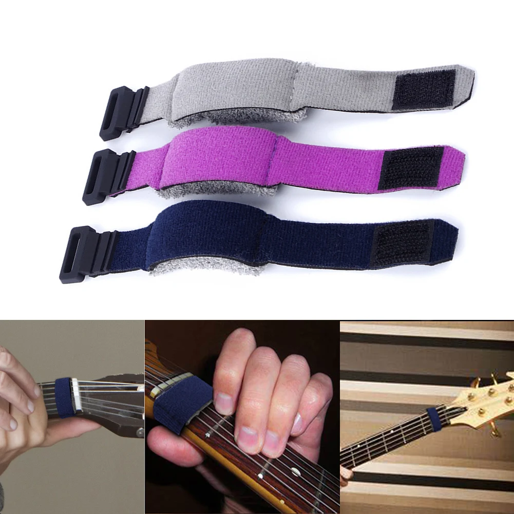 

Soft Damper Mute Practical Instruments Fingerboard String Easy Use Tool Adjustable Guitar Fretwraps Portable Bass Accessories