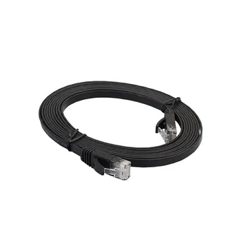 

1.8M / 7.6M RJ45 Ethernet Cables Flat CAT6 UTP Ethernet Internet Cable Network Cable RJ45 Patch LAN Cable Connector Black