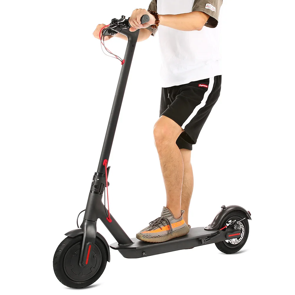 

Dual Braking Folding Electric Scooter High speed 25km per h 30km Range 5.2Ah battery Skateboard Adults Office Workers Teenagers