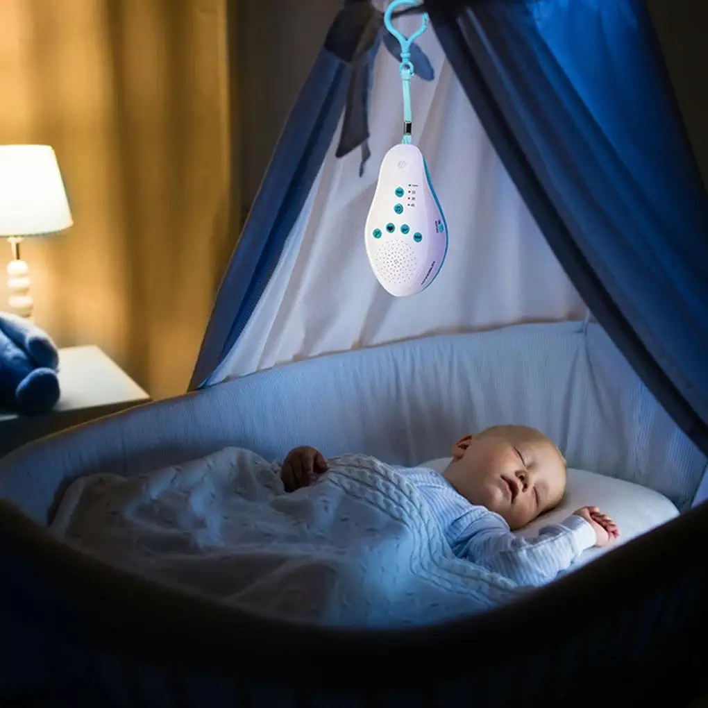 

2019 New Baby Sleep Soothers Sound Machine White Noise Record Voice Sensor For Baby Home Travel