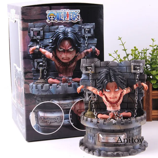 Best Offers Anime One Piece Action Figure Prisoner Portgas D Ace PVC Collection Model Toy Birthday Gift