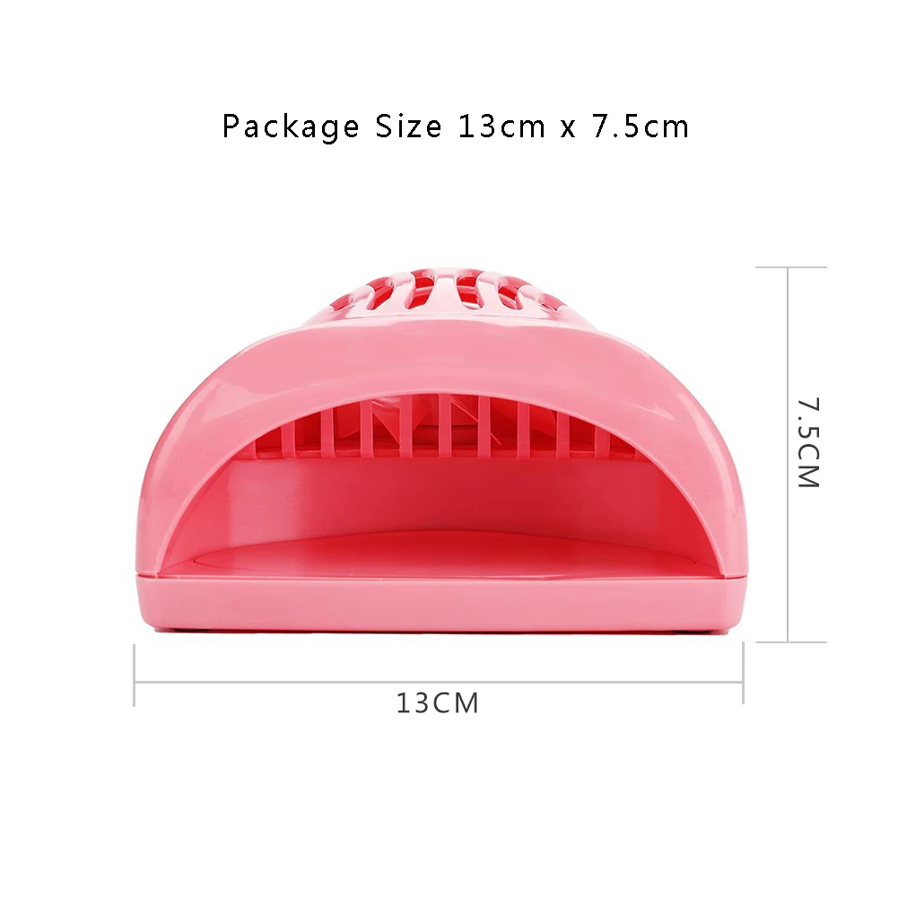 ABS plastic 2 Colors Portable Nail Dryer Fan Mini Nail Art Drying Tools Nail Polish Air Dryer Blower Fan Manicure Pedicure Tools