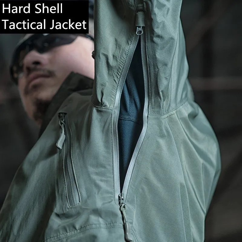 Ceny Outdoor wodoodporna twarda obudowa kurtka taktyczna wiosna jesień cienki oddychający płaszcz Camo mężczyźni wspinaczka szkolenie wojskowe ubrania bojowe