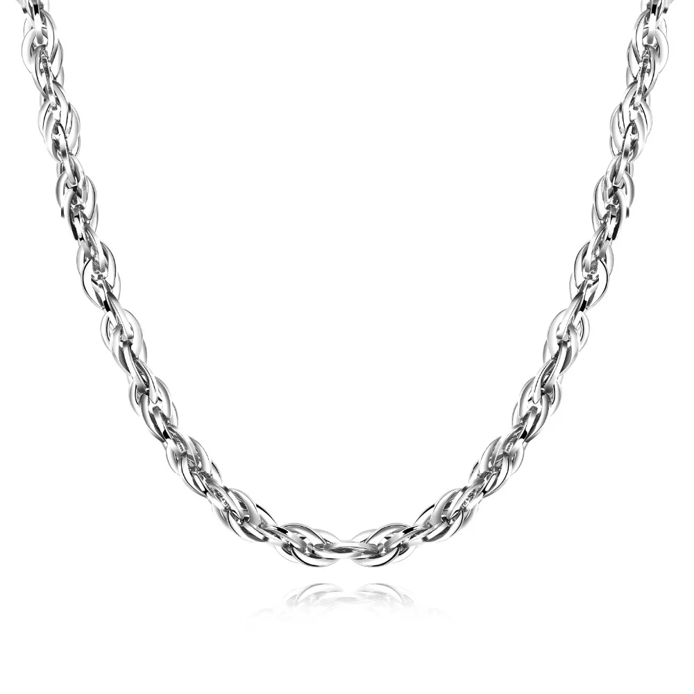 

Fate Love Men Stainless Steel Necklace Water-warer Cycling Link Chain Heavy High Quality Solid Newest Never Fade FL337 550mm