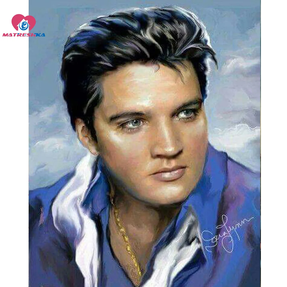 5d diy картины для алмазной вышивки of pay с уважением к королю Elvis Presley наборы крестом