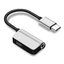 2 в 1 тип-c для аудио зарядки адаптер типа C до 3,5 мм AUX разъем для наушников+ зарядный конвертер разветвитель кабель для huawei P20