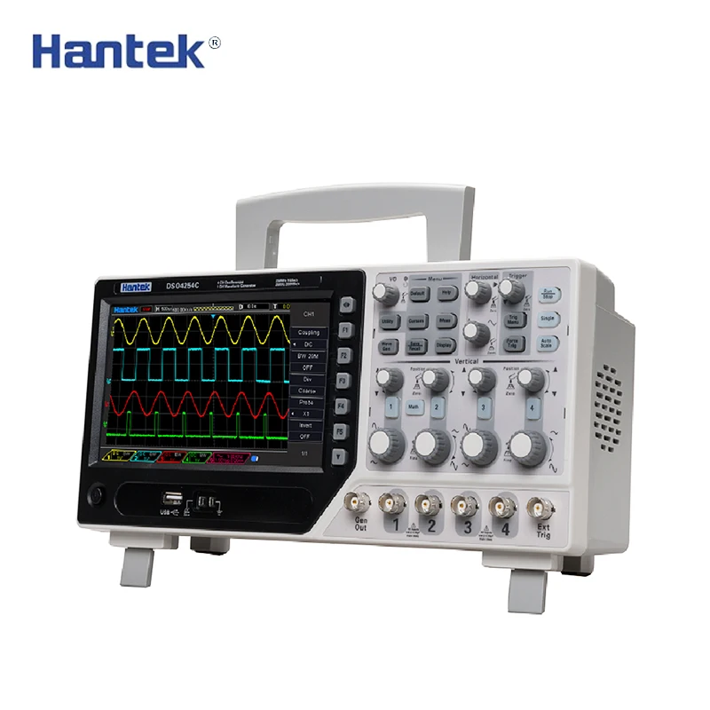 Лидер продаж 2020 Hantek DSO4254C 4CH 1GS/s частота дискретизации 250 МГц полоса пропускания