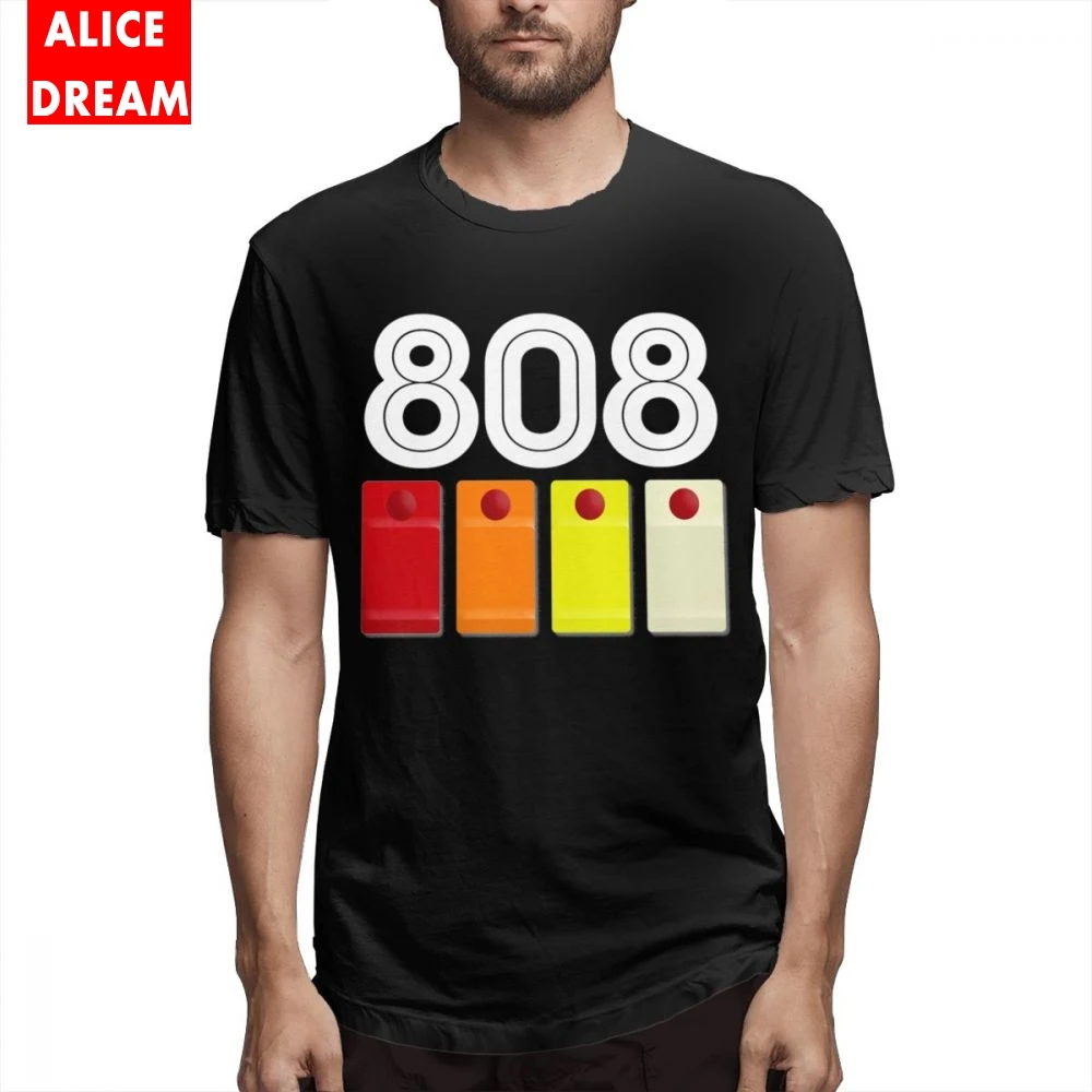 Roland 909 808 303 Классическая Synth барабанная футболка с 3D-принтом короткий рукав