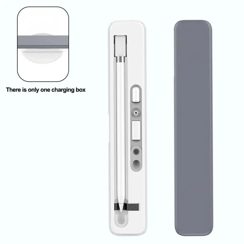 

Storage Box Pencil Box For Apple Pencil Wireless Charging Box Receiving Box for iPad Stylus Charger Case Carrying Case