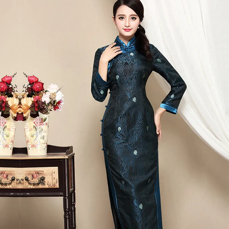 dress cheongsam brokat