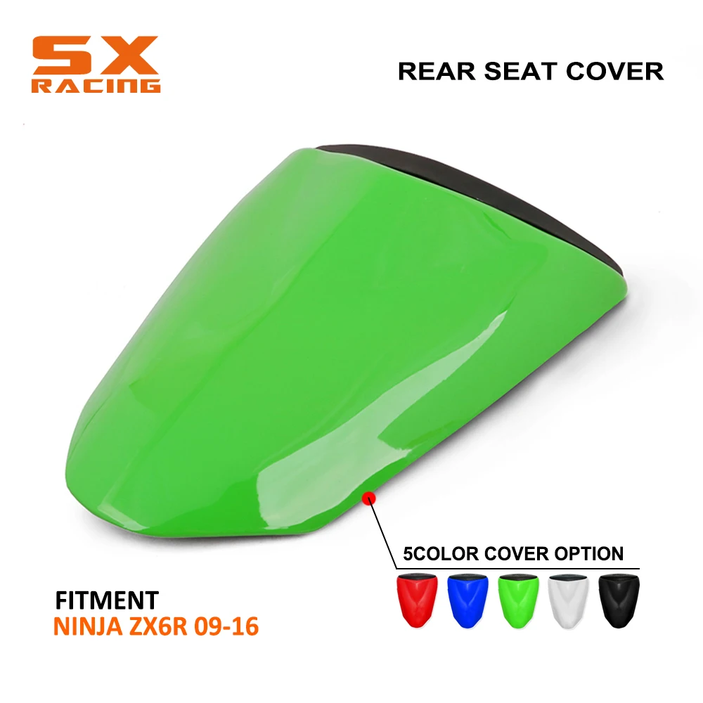 

Motorbike High Quality ABS Plastic Colorful Rear Seat Cover Cowl For KAWASAKI Ninja ZX6R 2009 2010 2011 2012 2013 2014 2015 2016