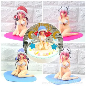 

Hot Sale Supersonico Anime Figure Sexy Bikini Birthday Cake Decoration PVC Action Figures Collectible Model BIrthday Toy QB12
