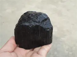 570 г натуральный черный турмалин камень грубой образец горной породы LA1009