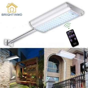 

LED Solar Light Aluminum Ip65 Remote control Emergency Outdoor Powerful Garden Street Lighting