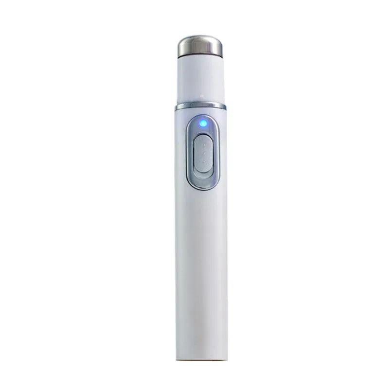 Синий свет био микро токовая терапия акне Лазерная шариковая ручка мягкий шрам удаление морщин устройство для ухода за кожей FR/US