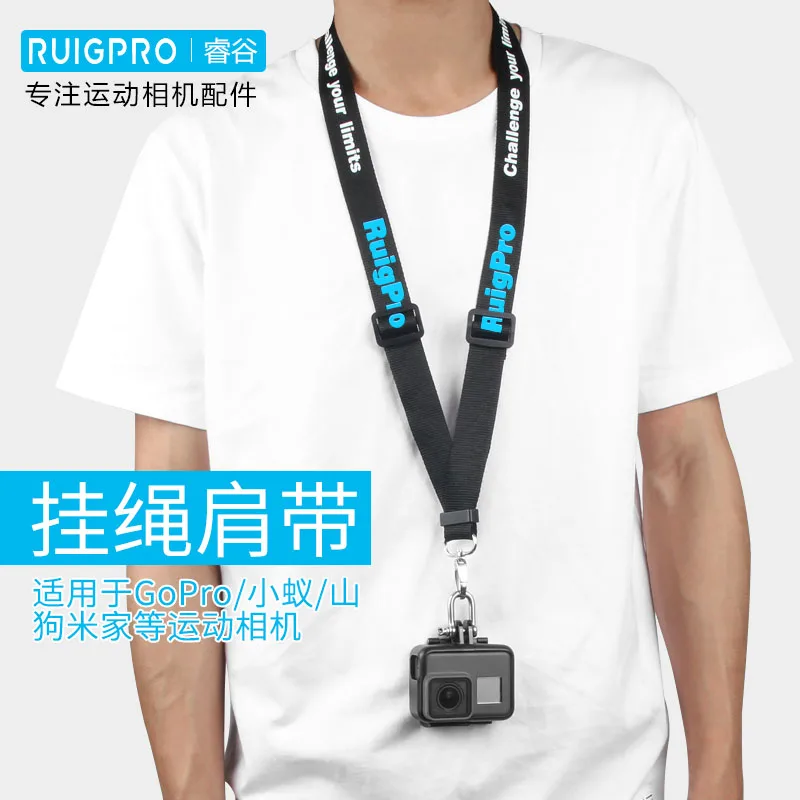 

For GoPro Accessories Neck Strap Lanyard Sling with Quick-released Buckle for GoPro 8 7 6 5 5s 4 3+ 3 2 1 Action Camera