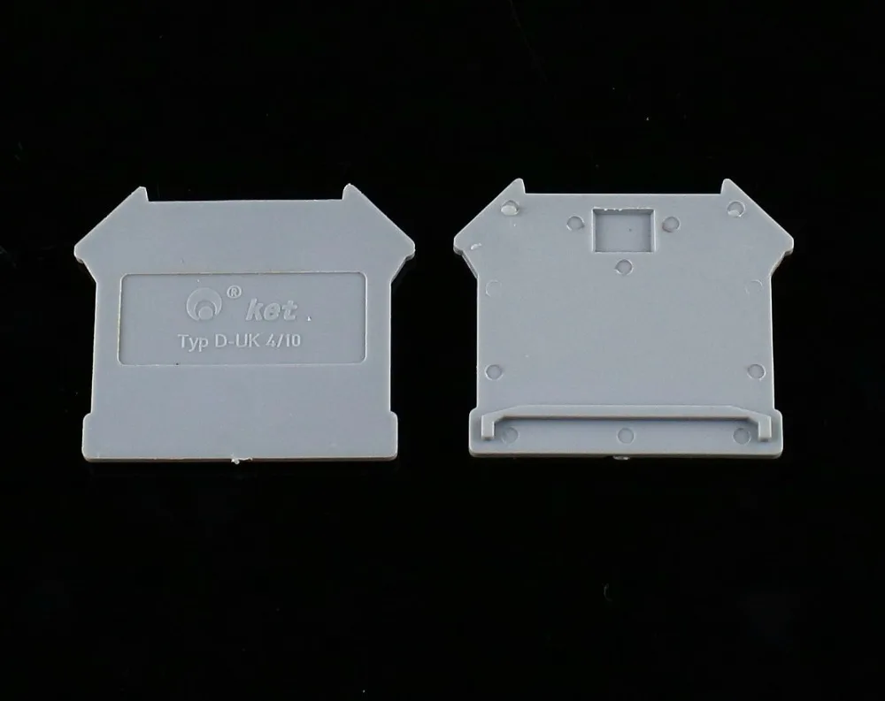 

10pcs/lot D-UK2.5/1.5 END PLATE Din Rail Uneiversal screw type Terminal Blocks End Cap FREE SHIIPING apply to UK2.5B UK1.5N