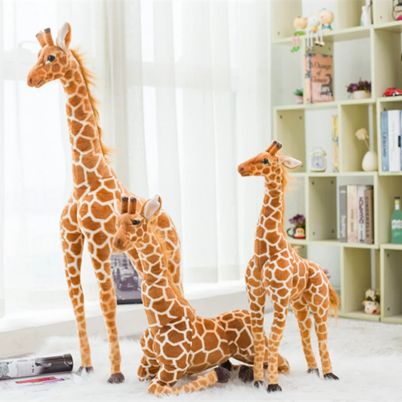 huge stuffed giraffe