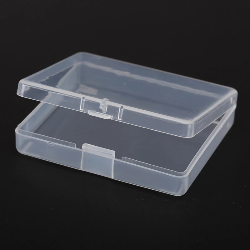 Thick Transparent Plastic Small square Boxes Packaging Storage Box With Lid  for jewelry box, Accessories Finishing Box - AliExpress