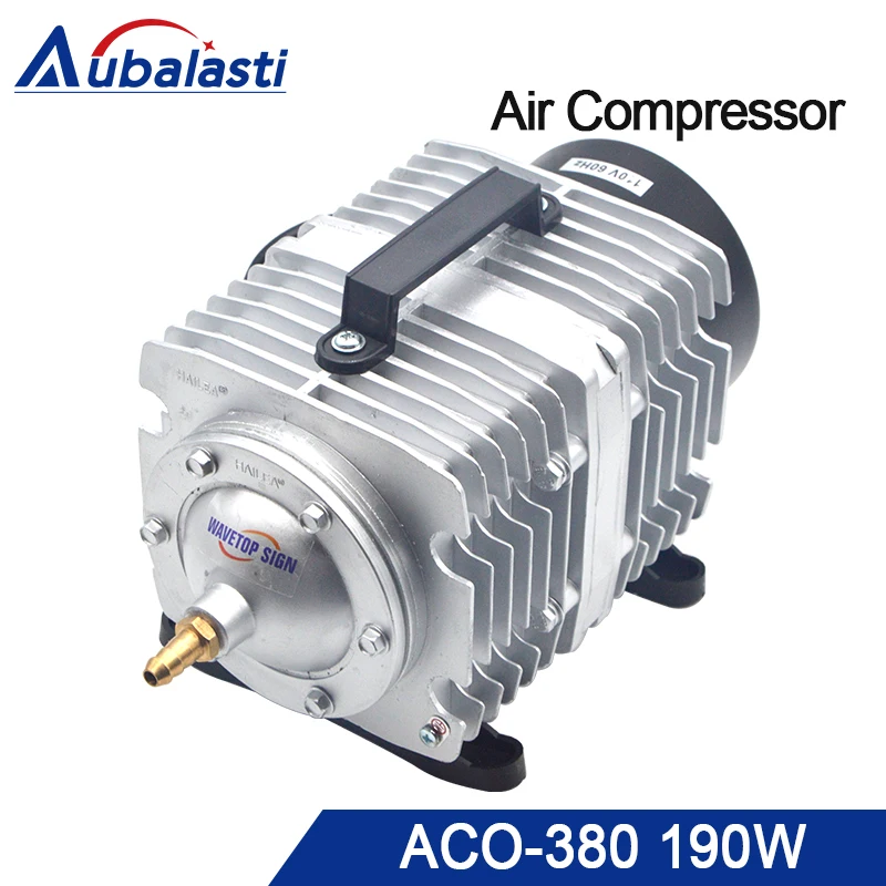 HAILEA 190W Air Compressor Electrical Magnetic Air Pump for CO2 Laser Engraving Cutting Machine ACO-380