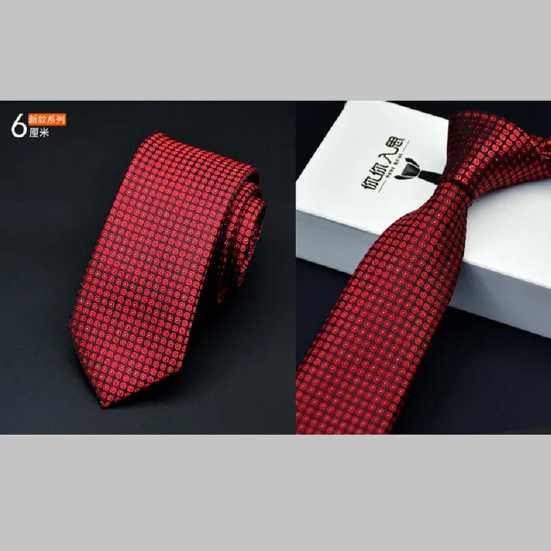 

2019 new Men's fashion tie 6CM were thin gray tie mature business career 3