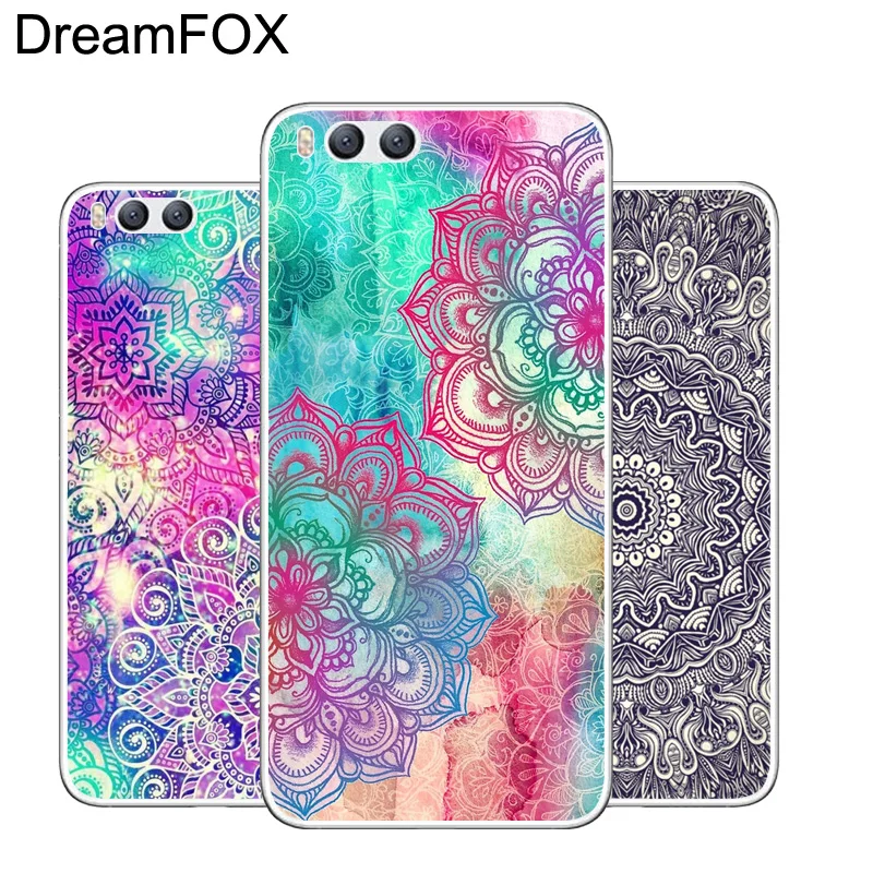 DREAMFOX M538 Мандала Цветы Мягкий ТПУ силиконовый чехол для Xiaomi Mi Note 2 3 4 5 6 8 SE M5 4C 4S 5C 5S 5X