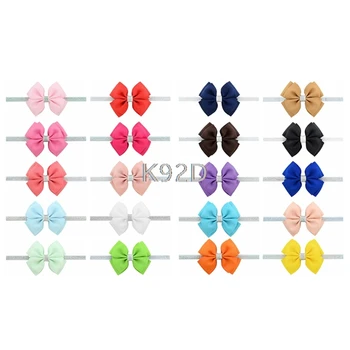 

Headband Kid Girl Baby Toddler Bow Flower Hair Accessories Ribbon Headwear 10PCS/SET N16
