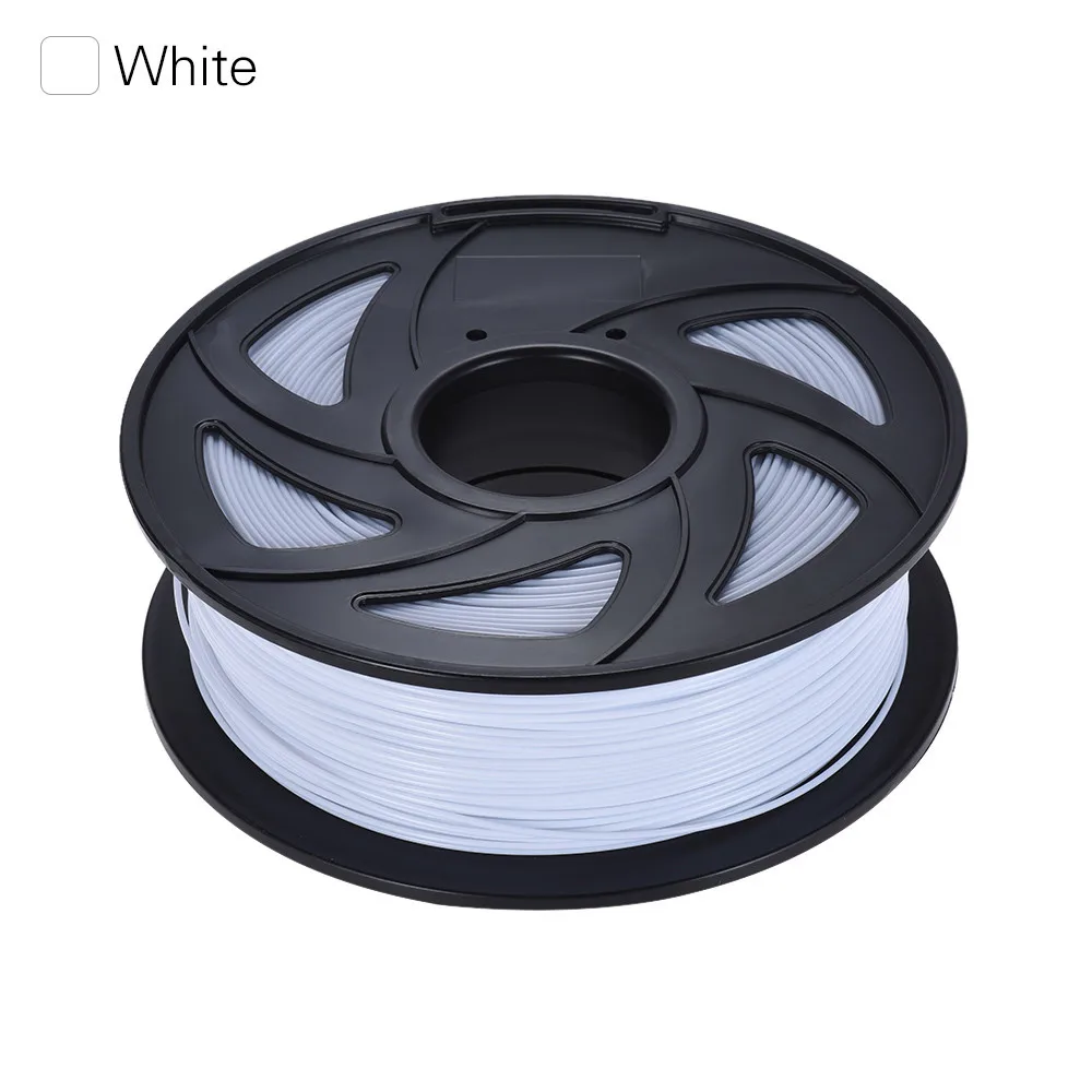3d принтер Pla нити 1,75 мм 1 кг/0,02 фунтов точность+/-1,75 мм ABS/PLA 3D-принтер мм Filamento материал для ender 3 pro - Цвет: White ABS
