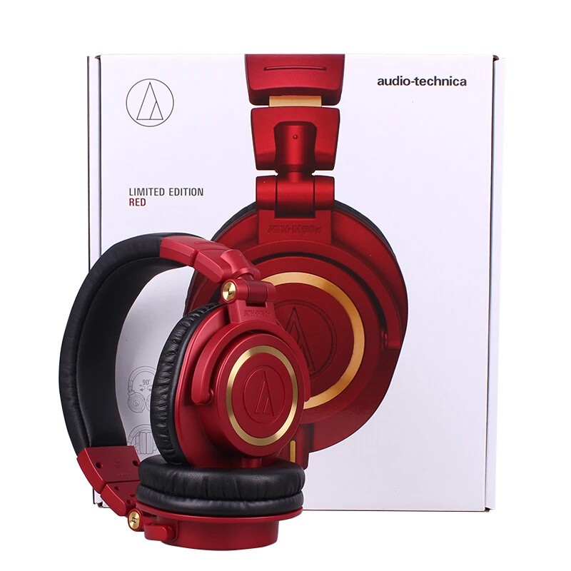 Оригинальные наушники Audio Technica ATH M50x профессиональные для монитора динамические