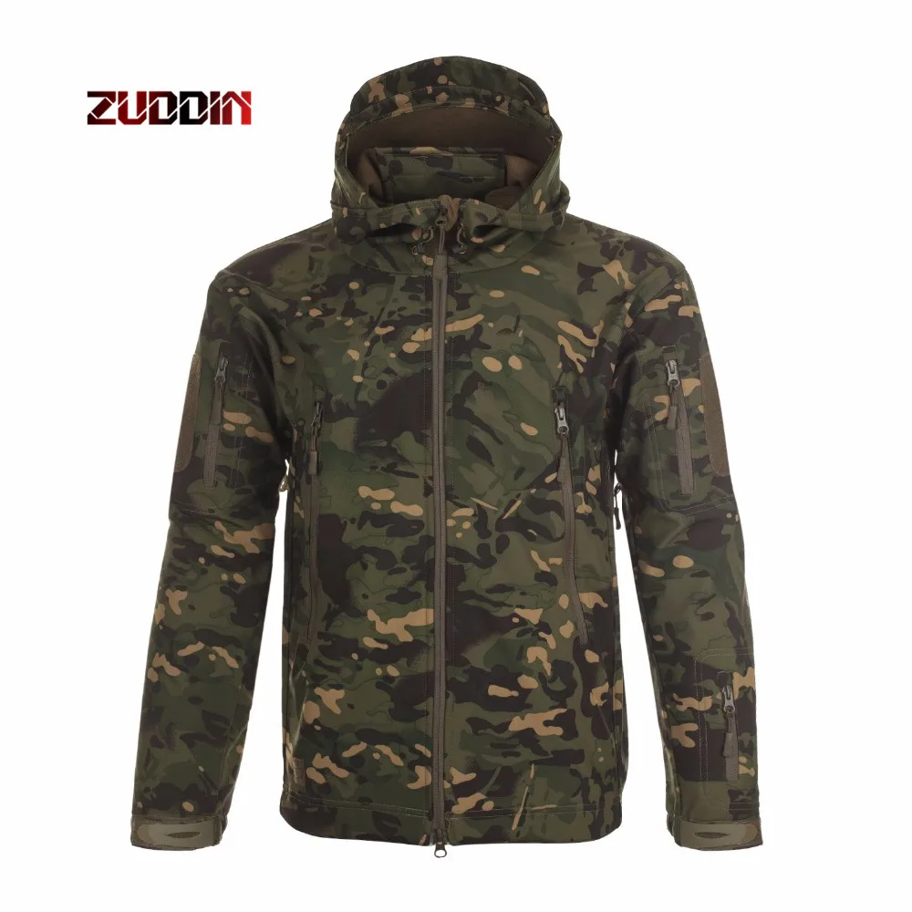 

DropshippingClothing Autumn Men's Military Camouflage Fleece Jacket Army Tactical Clothing Multicam Male Camouflage Windbreakers