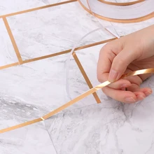 Самоклеящаяся Водонепроницаемая анти-влажная мозаика для ванной комнаты, ПВХ Наклейка на стену, кухонный пол, бумага, керамическая декоративная лента для гостиной