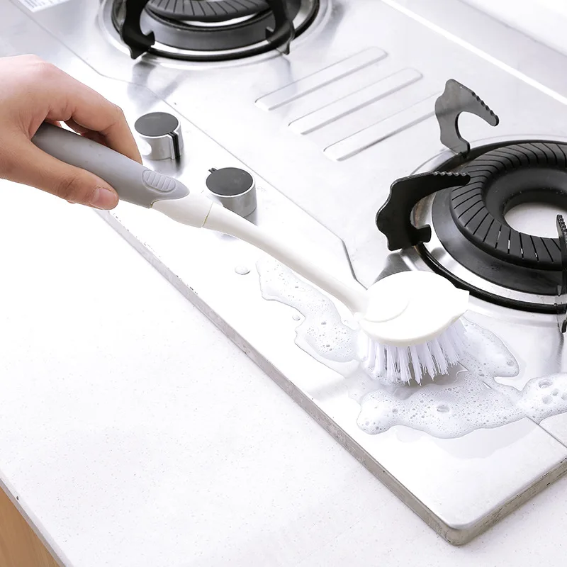 Decontamination Wash Pot Brush Long Handle Home Brush Pot Stove Clean