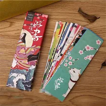 30 шт./компл. Ретро Закладка японская бумажная книжная закладка для учителей подарки для школы и офиса принадлежности для красоты Новинка пункт