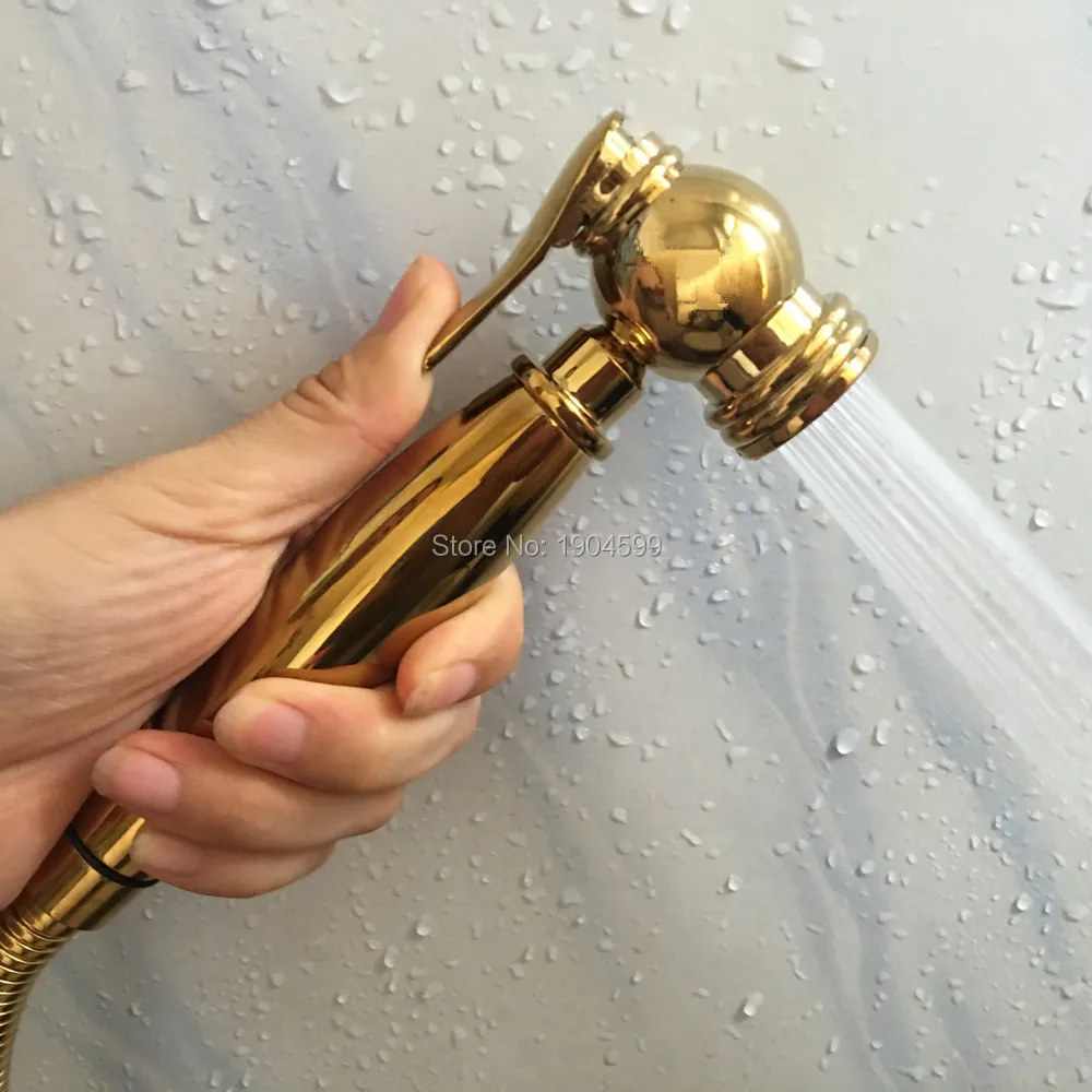 2017 Wholesale New Premium High Quality Gold Mini Muslim Shattaf Shower