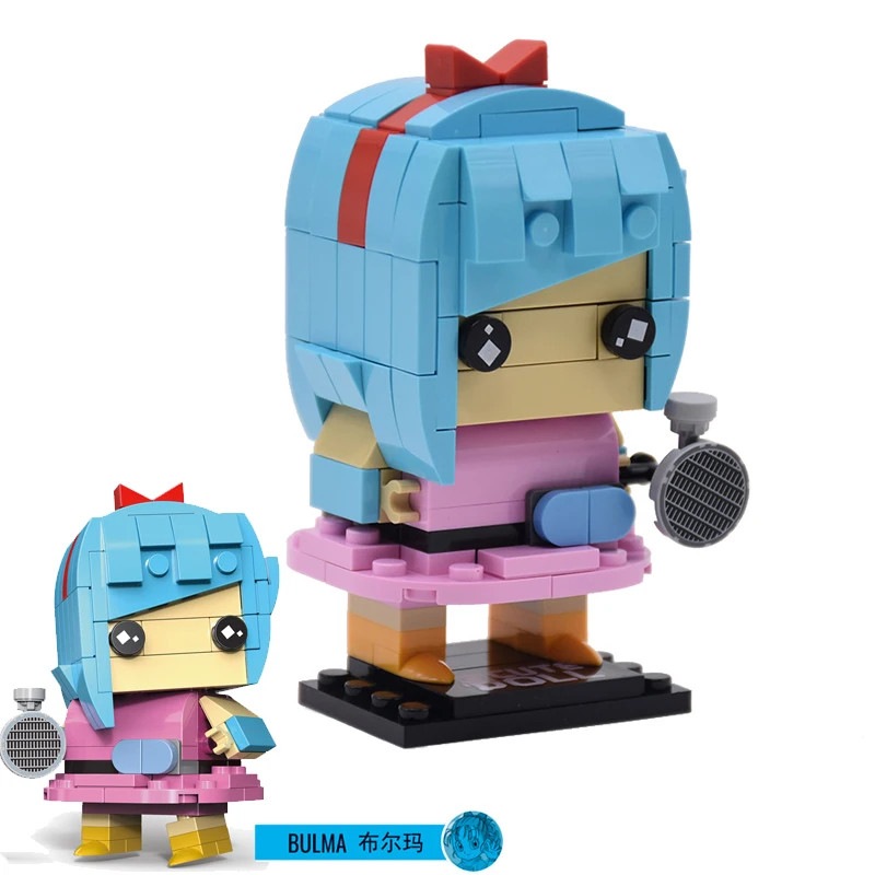 Decool Brickheadz Dragon Ball Z Супергерои Железный человек Marvel Супергерои фигурки Бэтмена строительные блоки кирпичи головы игрушки - Цвет: Style 4