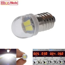 Пара E10 1447 светодиодный фонарик лампа 3 в 6 в светодиодный фонарь сменный фонарь 3 вольт 6 вольт лампа с винтом ксеноновая белая