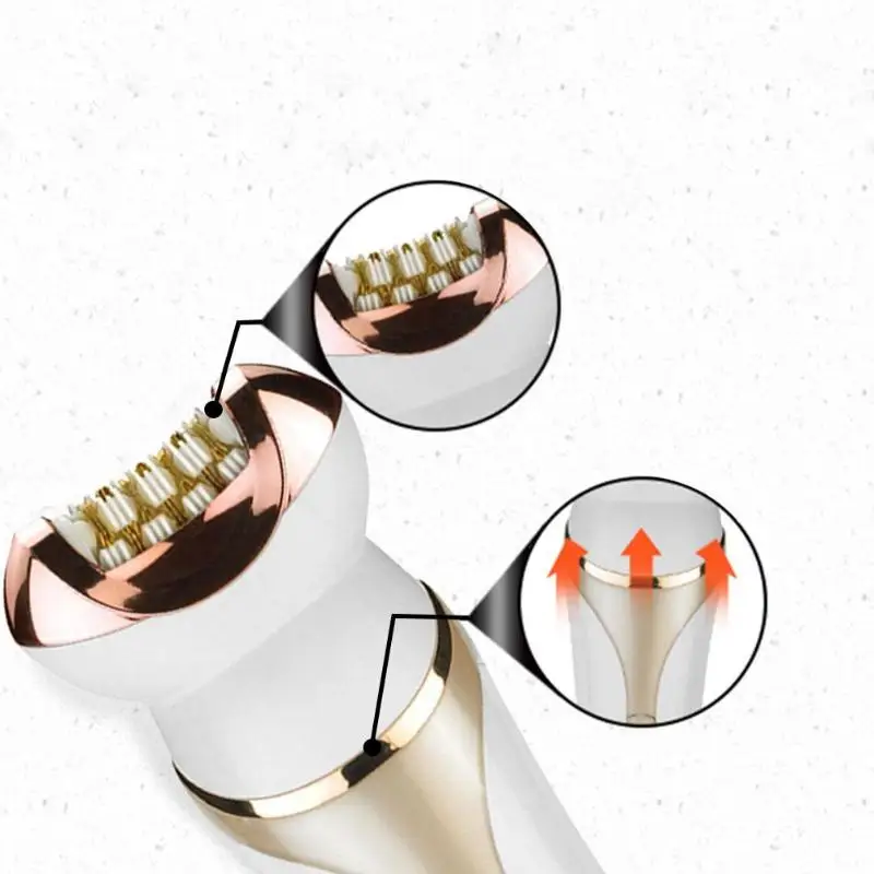 5 In1 Мокрый Сухой Для женщин бритвы женский эпилятор бритвенный станок для уход за волосами леди удаления волос триммер-эпилятор очистки