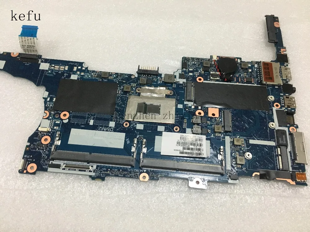 

KEFU For HP EliteBook 840 G3 Laptop Motherboard with cel 2957U CPU 781411-001 DDR3 Mainboard test good
