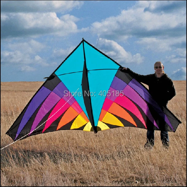 Outdoor Fun Sports 3.6m Nylon  Multicolor  Power Triangle  Kite  Good Flying
