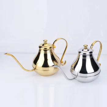 

1.5L stainless steel court pot hand coffee pot fine mouth pot long mouth teapot home kitchen tea set coffee utensils ZP3251516