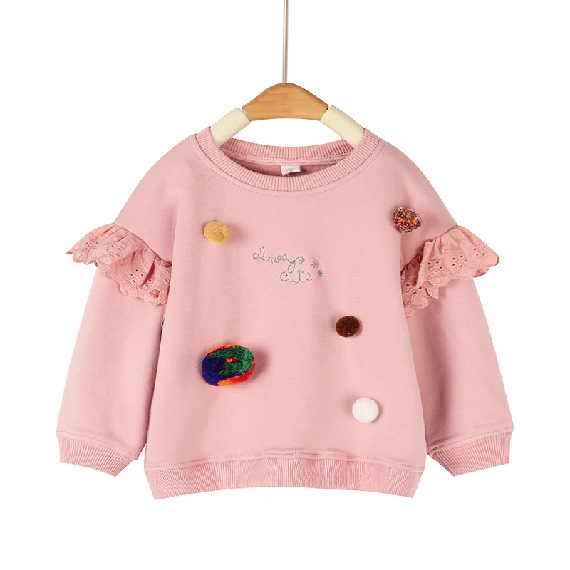 2018 New Children Sweatshirt for Girls Casual Cute Kids Hoodies Long