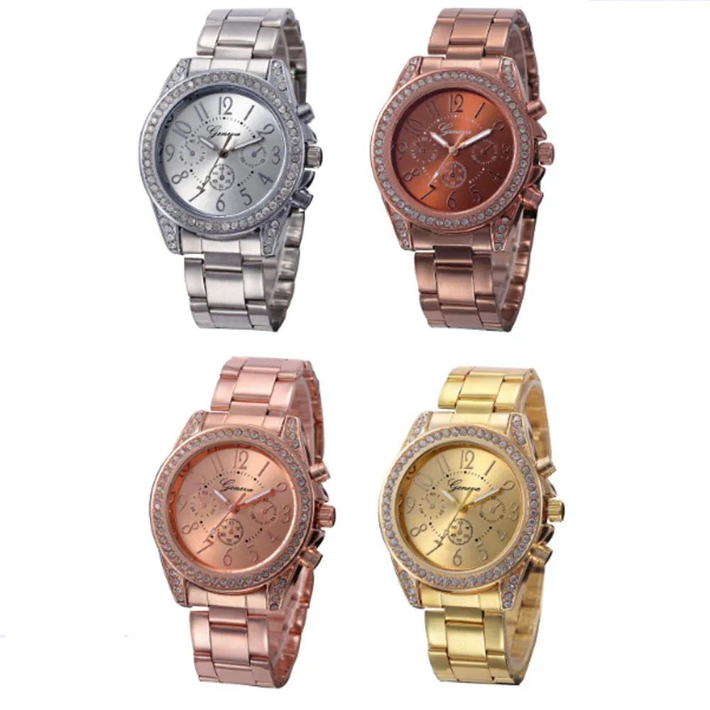 Geneva женские часы модные простые кварцевые наручные часы relojes de mujer reloj de mujer dames horloges montres femme saat