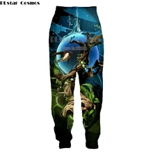 PLstar Космос дропшиппинг Новая мода Для мужчин Повседневное джоггеры Штаны Для женщин/Для мужчин Хип-Хоп пот Штаны 3d принтом птицы брюки