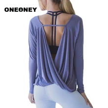 Женские топы для спортзала, Женские топы и блузки, Модальные хлопковые спортивные футболки для женщин, сухой крой, топ без спины с длинными рукавами, спортивная одежда для фитнеса Femme