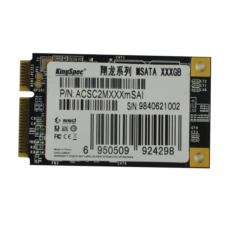 Kingspec PCIE MSATA 64 Гб 128 ГБ 256 512 ТБ 2 SSD SATA III 3 6 ГБ/сек. твердотельный накопитель Жесткий