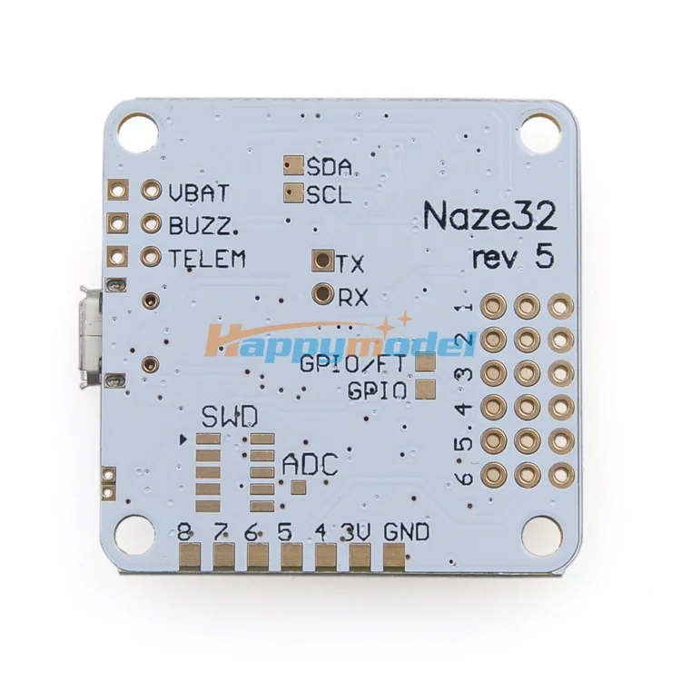 Acro Afro Naze32 Rev5 NAZER 32 10DOF/6DOF Flip32 + Контроллер полета w/Pins/кабели/чехол для квадрокоптера