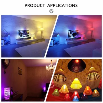 

LED Colored Flame Effect Simulated Nature Fire Light Corn Bulbs Gravity Induction Decor Lamp MAL999