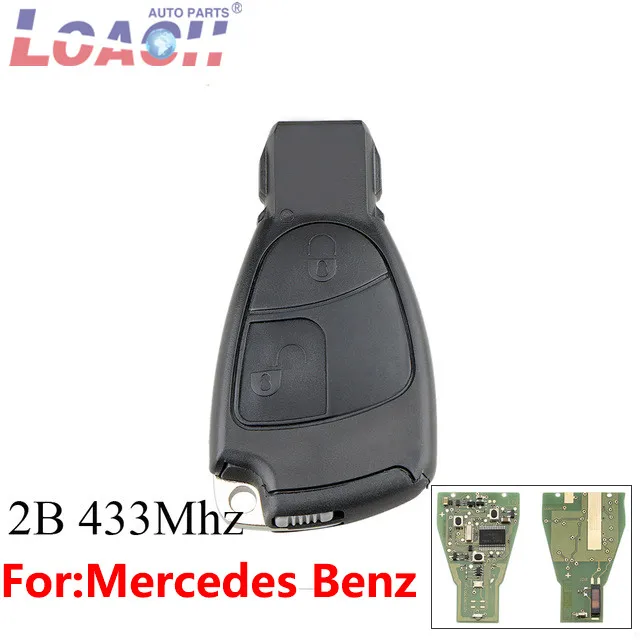 2 Buttons 433Mhz Smart Remote Car key FobFor Mercedes Benz B C E ML S CLK CL Remote Control With Bland New Product