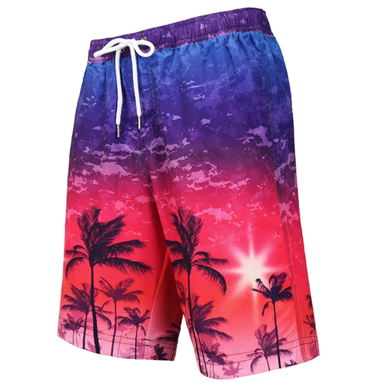 

Mens Swim Trunks Quick Dry Beach Wear Shorts Mesh Lining Swimwear Bright Colored Swimsuit Bathing Suits Surf Board Shorts