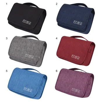 

Hangable Unisex Waterproof Toiletries Kit Cosmetic Storage Bag for Home Travel Business Trip Portable Breathable Multifunction
